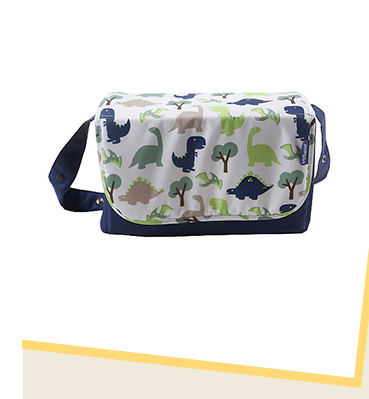 This My Babiie Katie Piper dinosaurs changing bag has plenty of room for nappies, wipes and more