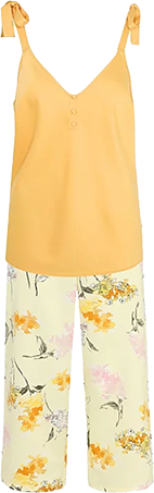 Created in a vibrant sunshine yellow, these pyjamas are just perfect for lazy days
